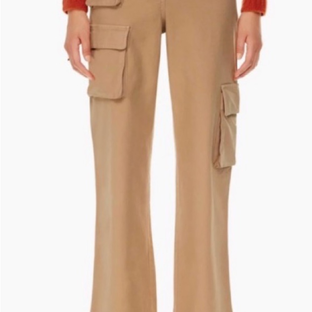 Wilfred  Free Tan Flare Cargo Pants/ woman’s size 16